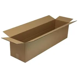 Transpak, Versandkarton + Versandbox, Faltkarton 2-wellig Masse 1200x300x300 mm Qualität 2.3BC braun braun (10 Stk., 120 x 30 x 30 cm)