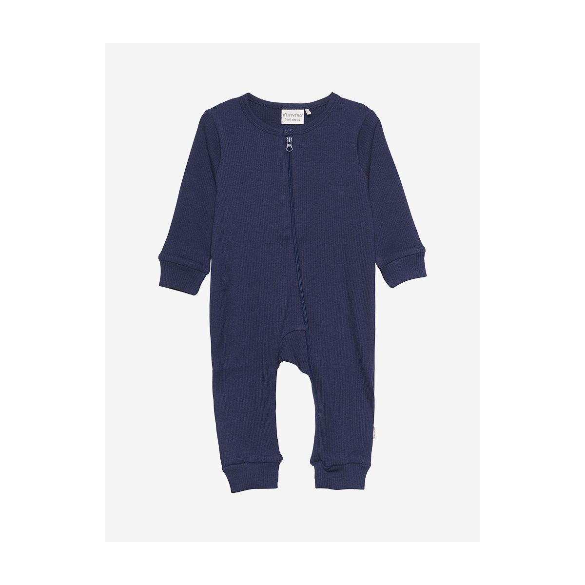 Minymo Jumpsuit LS Rib dark navy (778) 92 6173-778-92