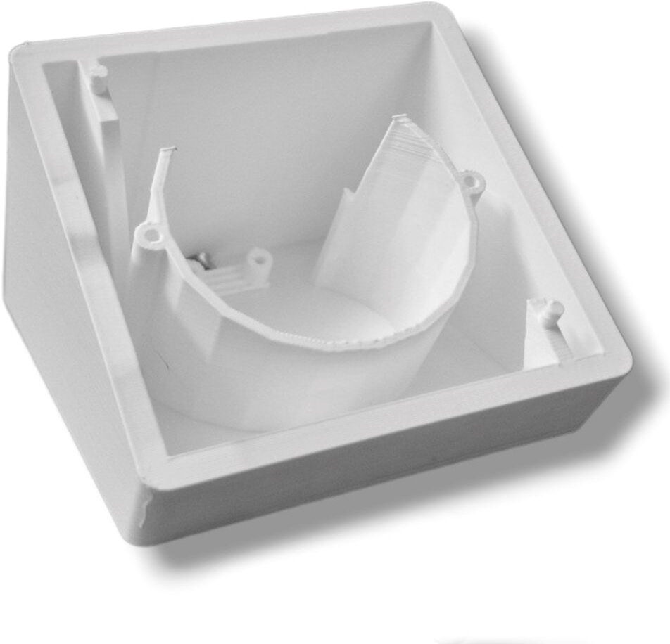 Light Solutions - Shelly Wall Display Bordstander - 35 Grader - Hvid