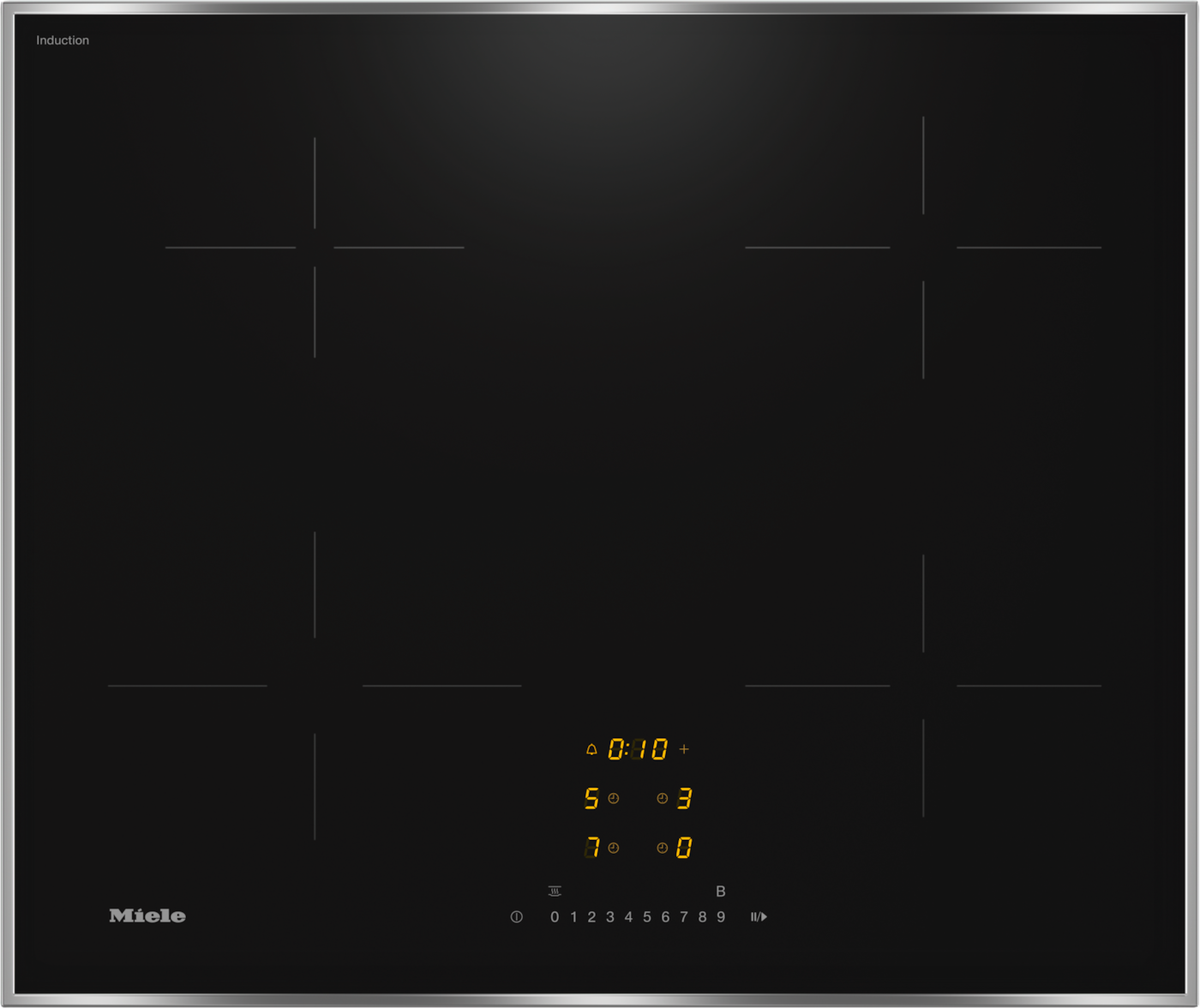 Miele KM7361FR autarkes Induktions Kochfeld/Herdplatte 4 Zone(n) 12315500