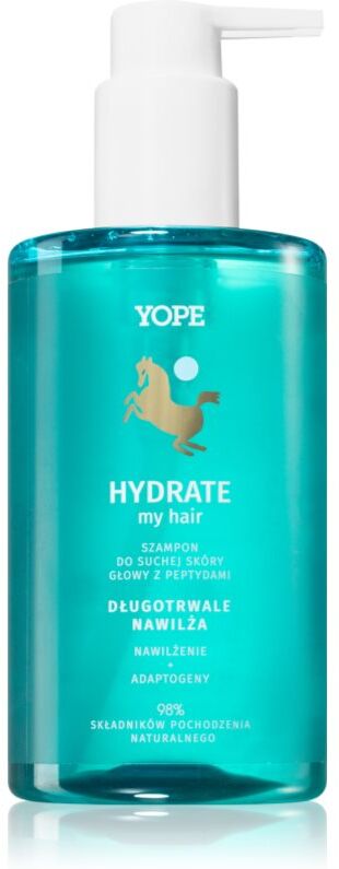 Yope HYDRATE my hair shampoing hydratant pour cuir chevelu sec avec démangeaisons 300 ml