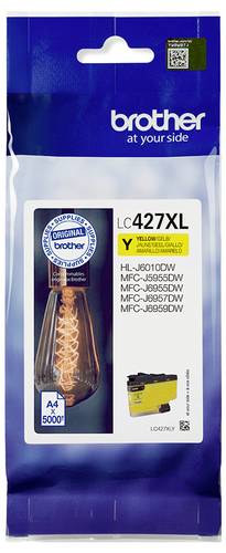 Brother Druckerpatrone LC427XLY - Mit hoher Kapazität - Original Gelb LC427XLY