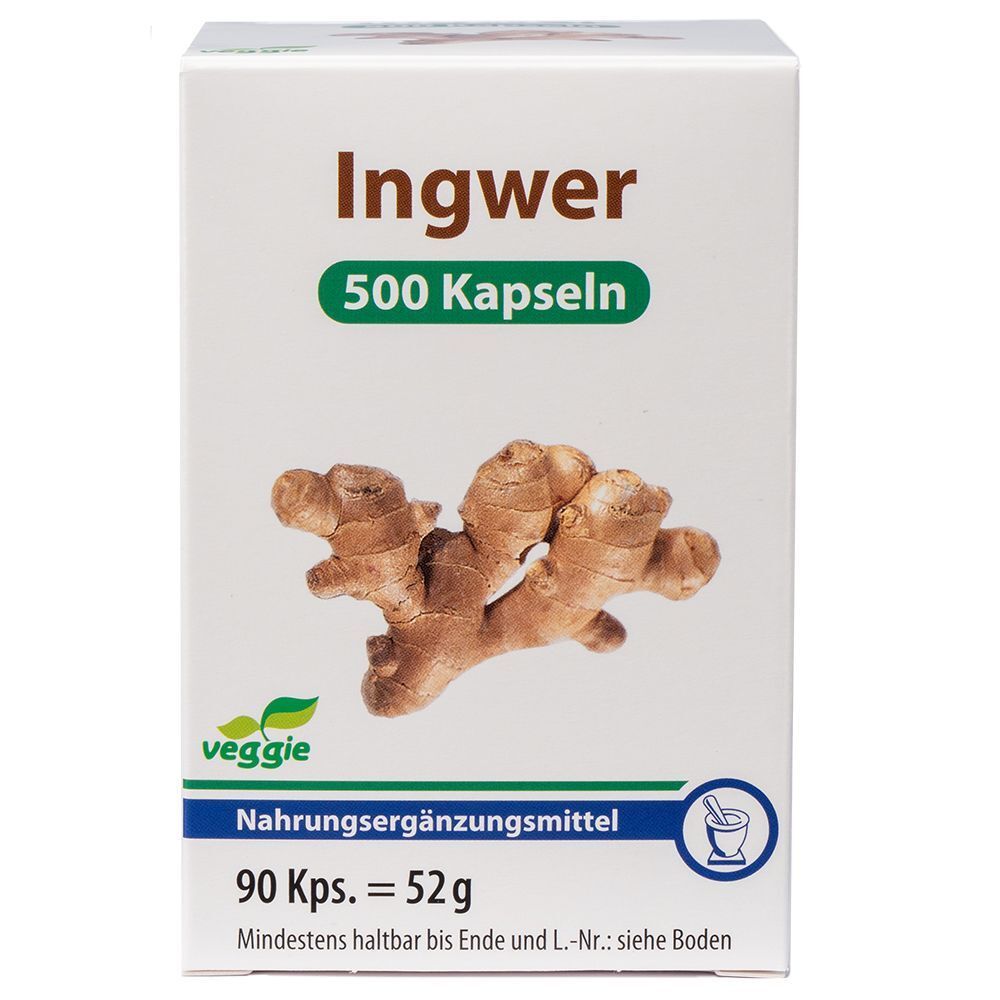 Ingwer 500 Kapseln 90 St