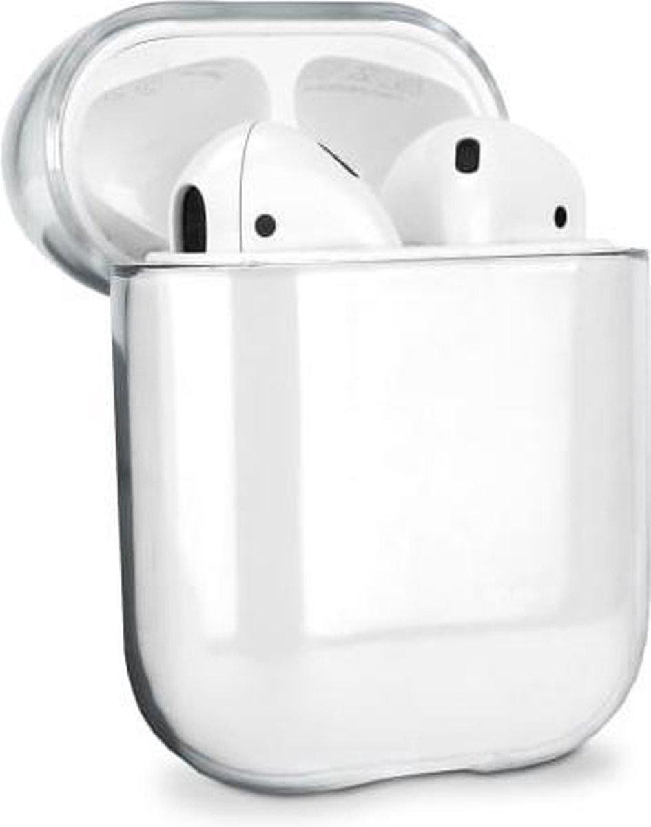 Jumada Beschermhoes voor Apple AirPods - Transparant - Hard plastic