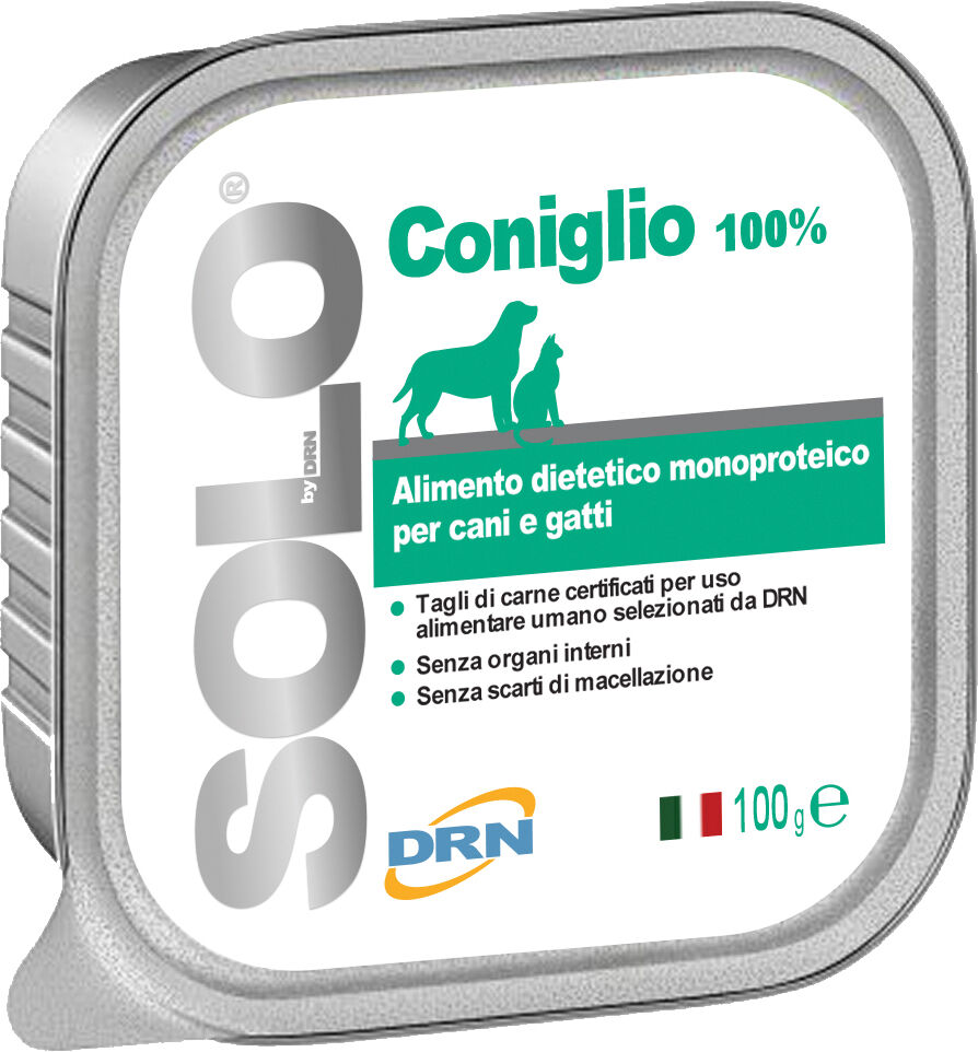 Drn Solo Coniglio Cani/gatti 100g