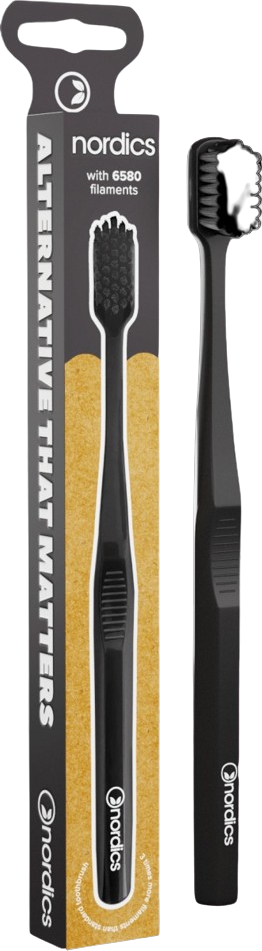 Nordics Soft 6.580 Toothbrush Black