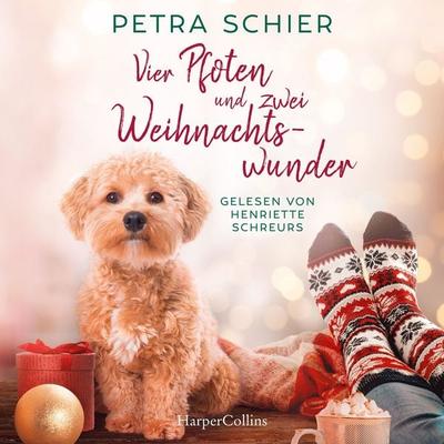 Vier Pfoten und zwei Weihnachtswunder - Petra Schier, Audio, 9783365010877