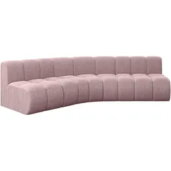 ECKSOFA modulares Sofa Montra-L1 - 290x174x70 cm Rosa