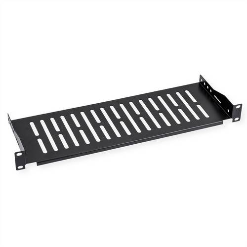 Value 26.99.0400 19 Zoll Einschub 2 HE Schwarz