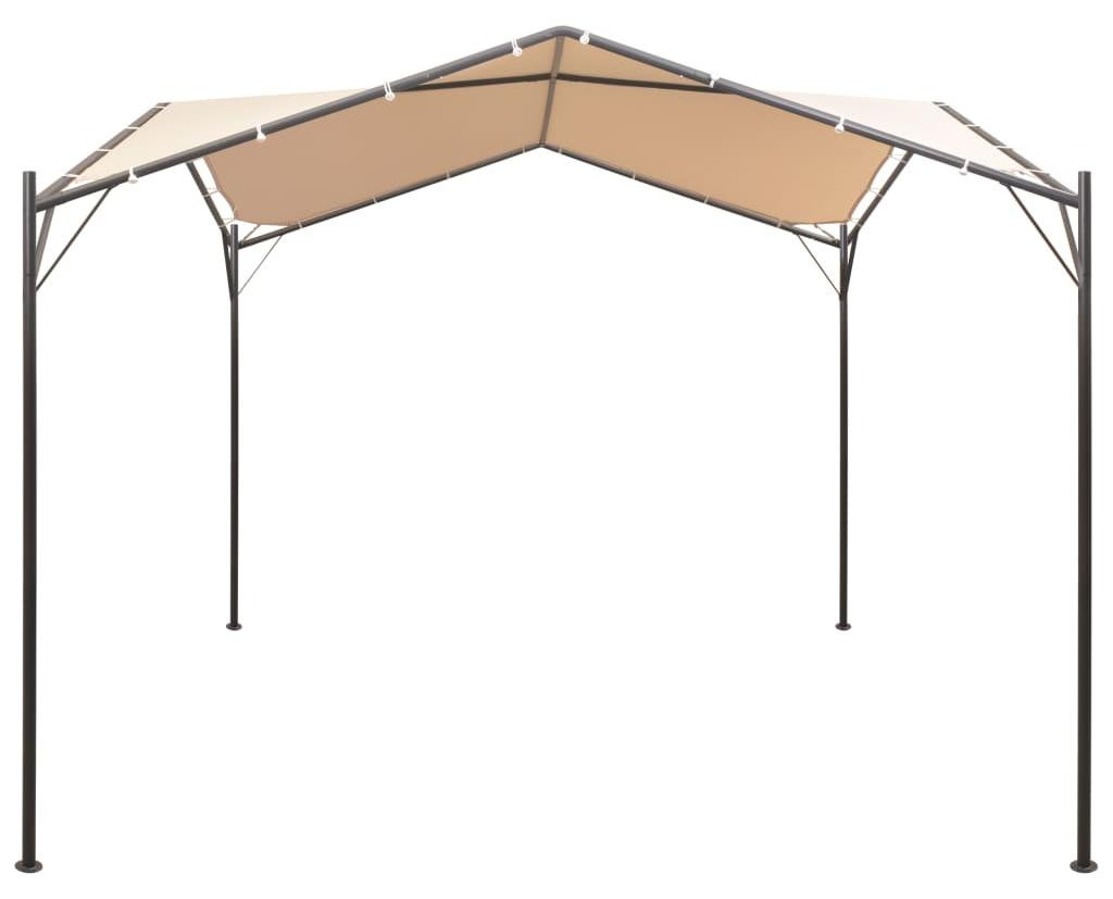 vidaXL Partytent Paviljoen Overkapping Beige 3x3 meter