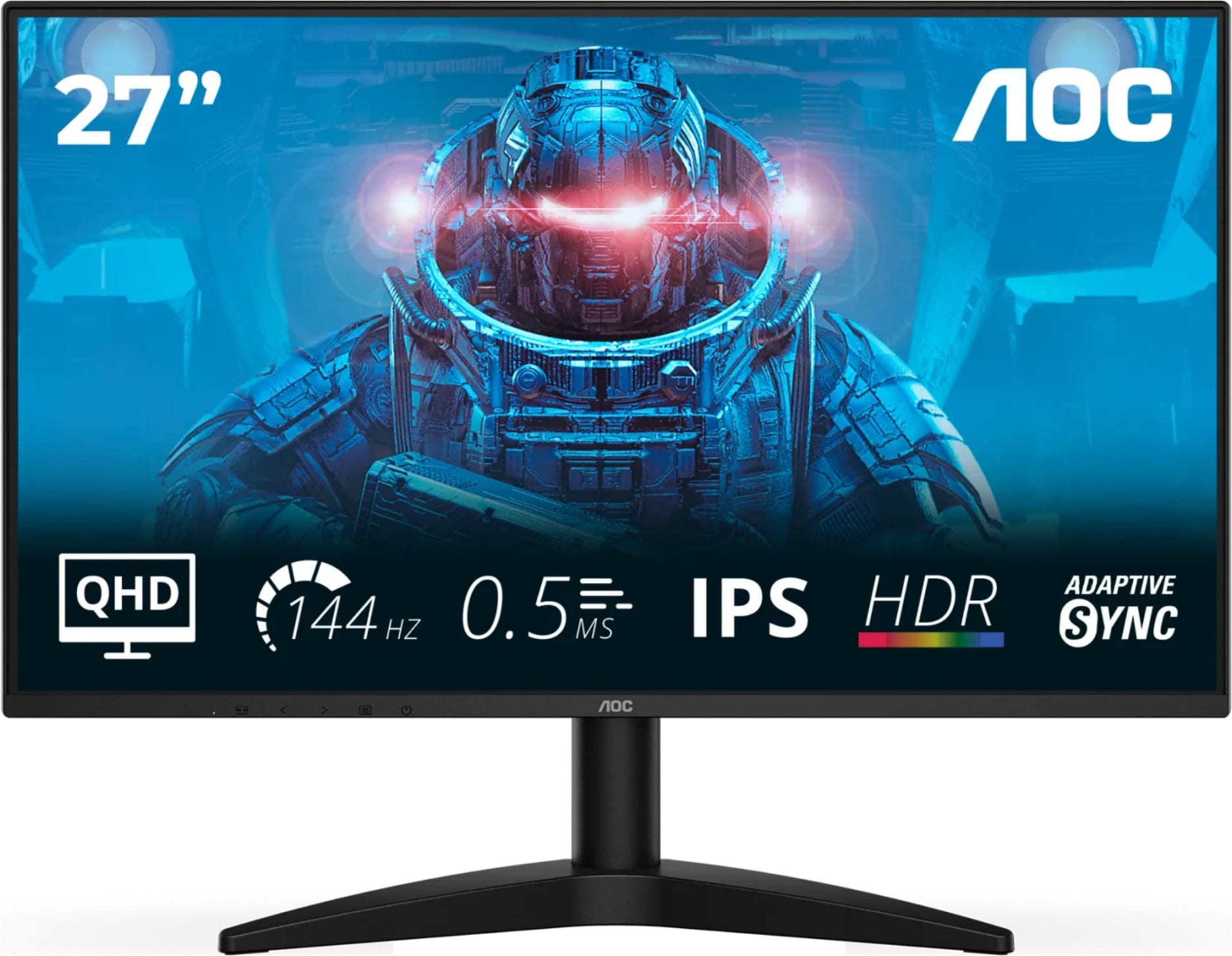 AOC Q27B36X 27 Zoll QHD IPS Gaming Monitor 144 Hz 16:9 DP/HDMI