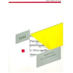 Serenade für 2 Kontrabässe 2 Spielpartituren, Fachbücher