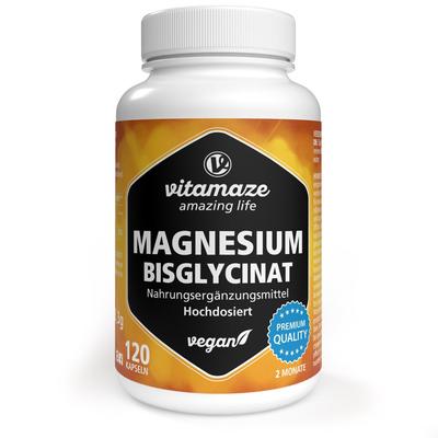 Magnesium Bisglycinat 750 mg vegan Kapseln 120 St