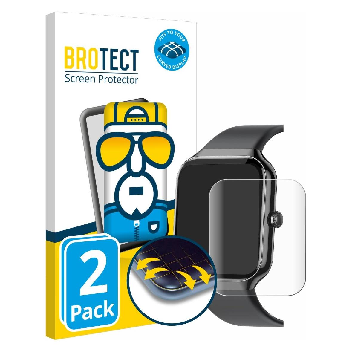 Brotect Fullscreen Schutzfolie Displayschutz Folie Klar Transparent (5156100)