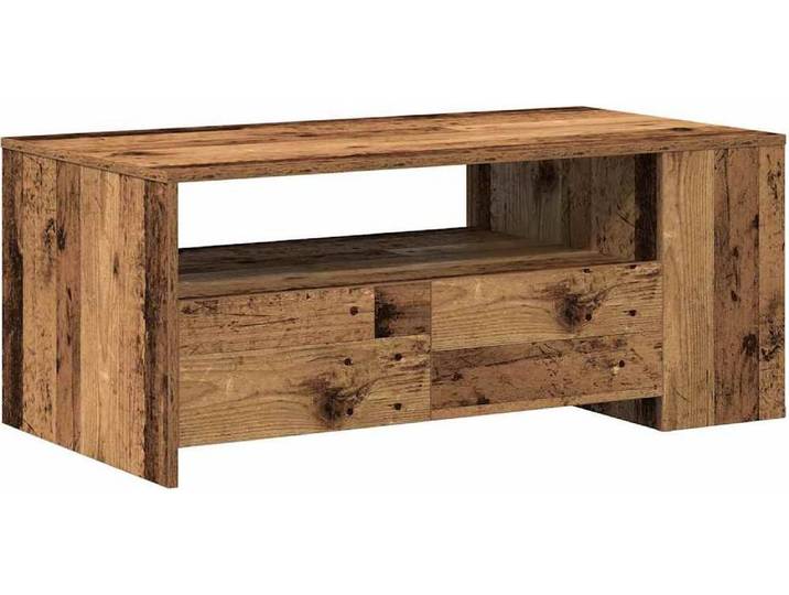 Table basse en bois ancien 102X55X43.5 cm en bois Lumarko