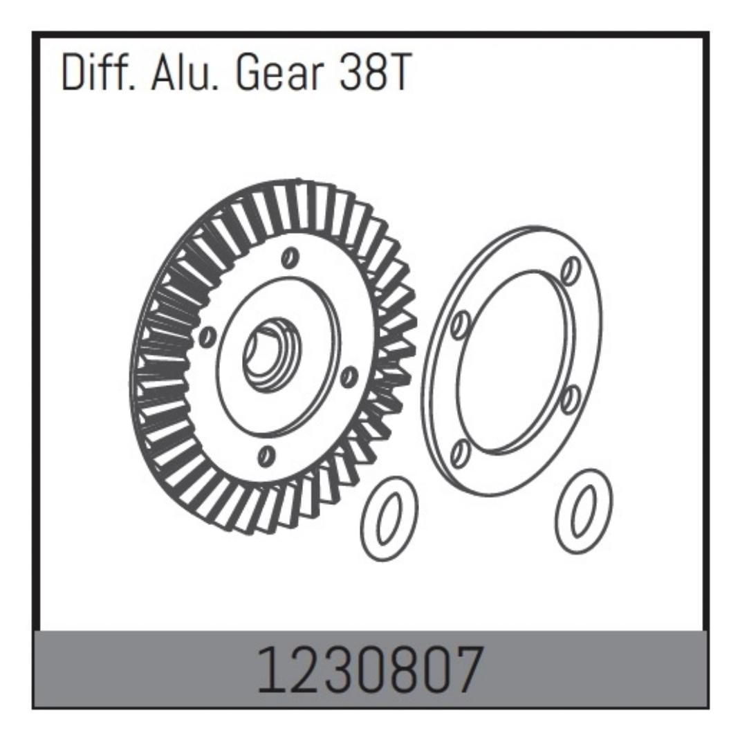 Absima Diff. Kronrad 38T +Dichtung BL-Version (1230807)