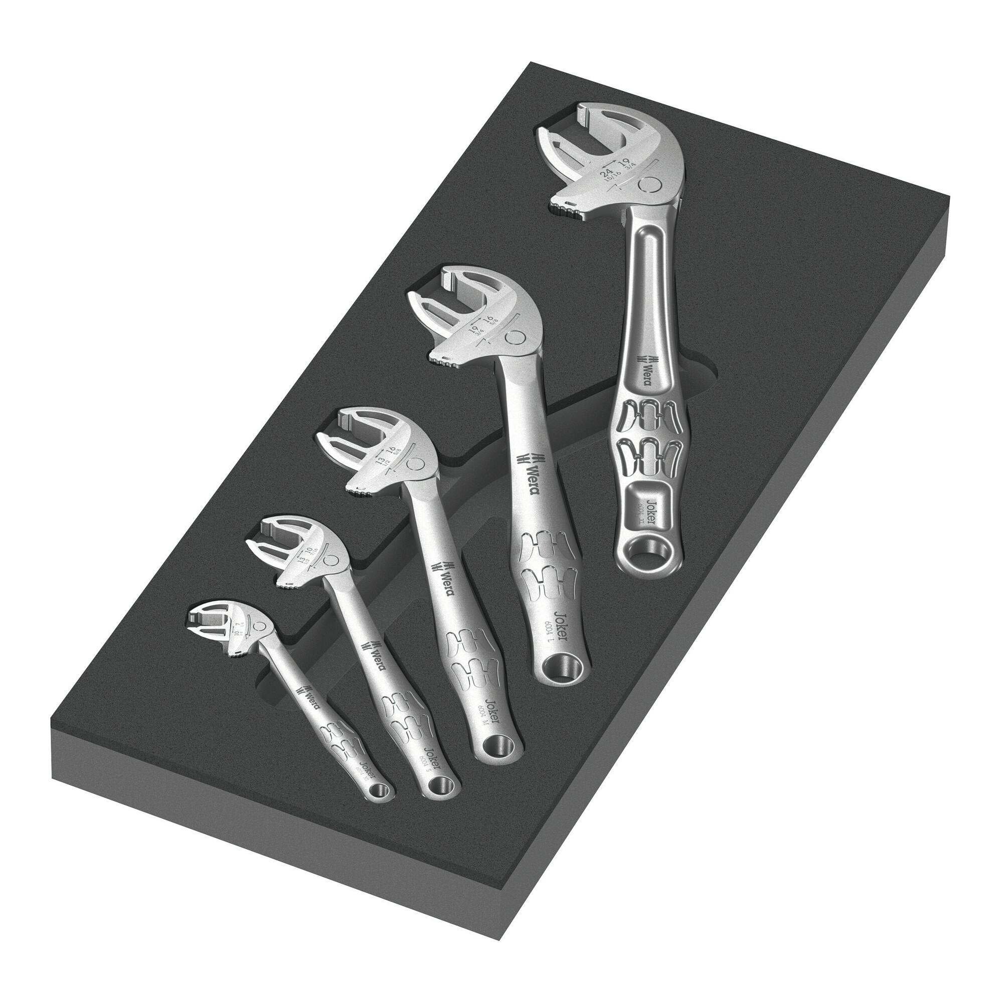 Wera 9732 Schaumstoffeinlage 6004 Joker Set 1, 5-teilig (05150122001)
