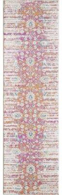 Porch & Den Spirited Mid-Century Distressed Floral Area Rug