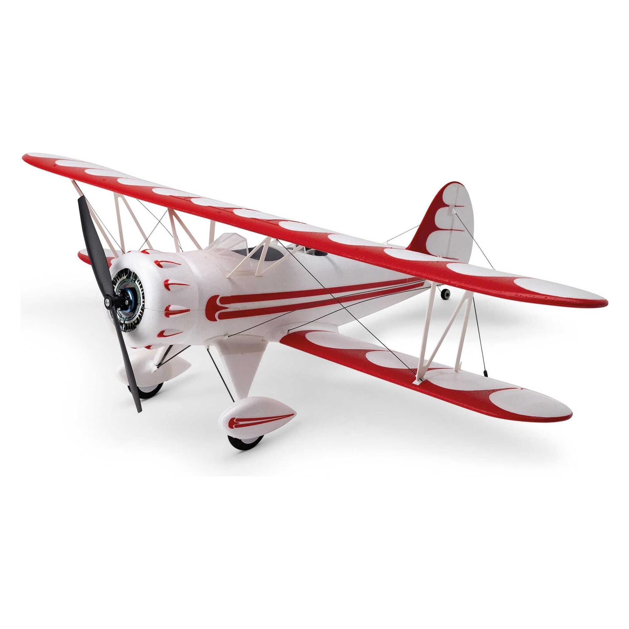 E-Flite FLUGZEUG WACO White 550mm EP BNF UMX mit AS3X & SAFE Select (EFLU53550)