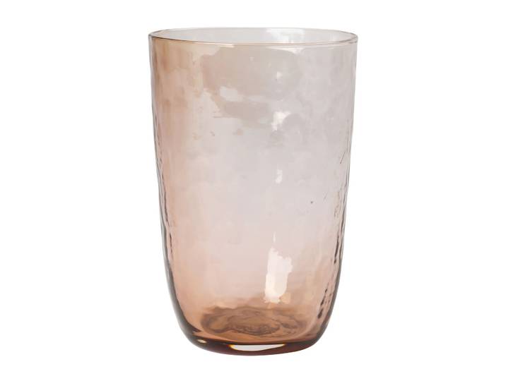 Broste Copenhagen Verre Hammered 50 cl Marron