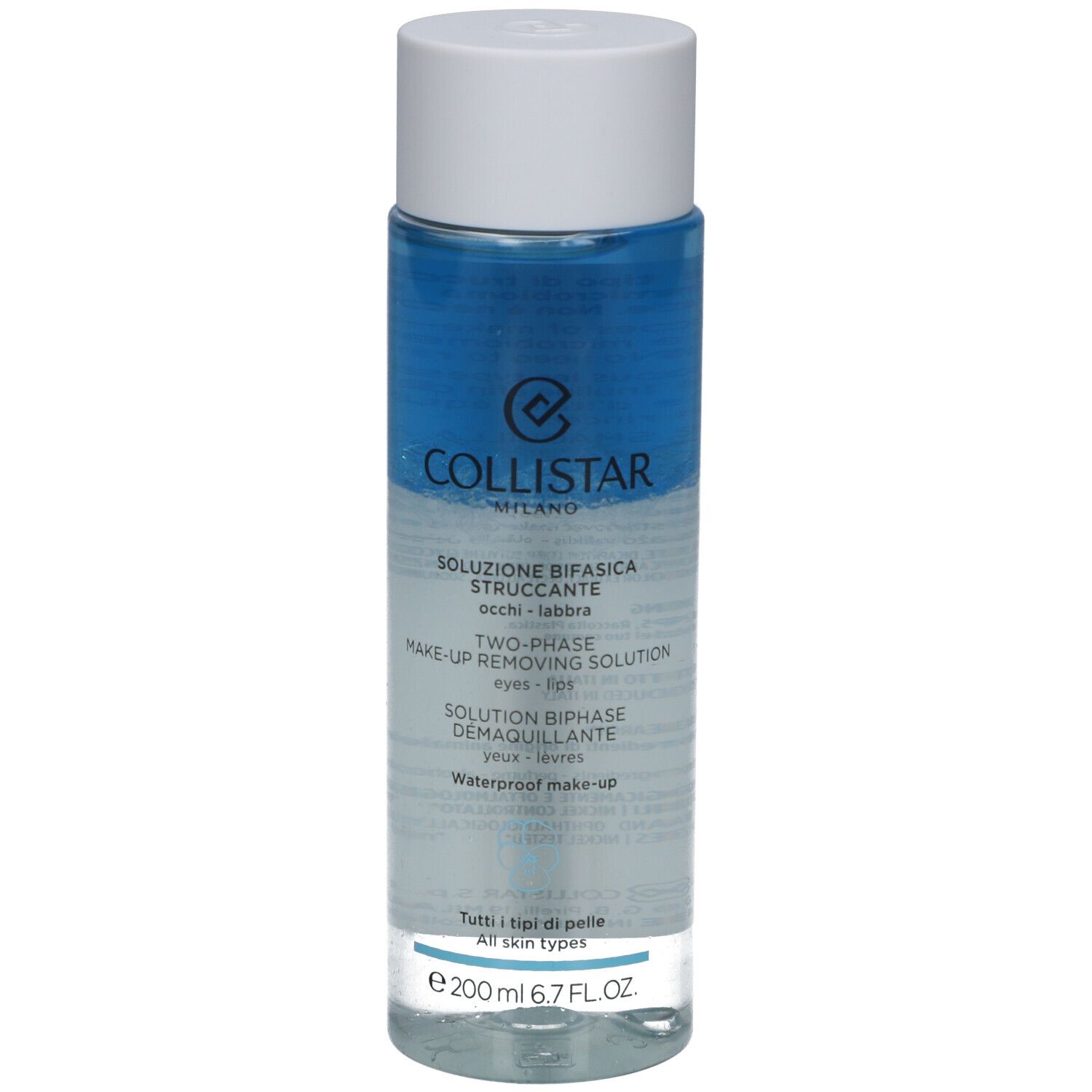 Collistar Two-Phase Make-Up Removing Solution 200ml 200 ml Reinigungsmittel