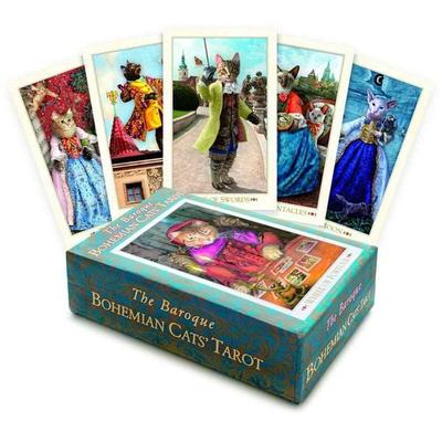 Baroque Bohemian Cats' Tarot, Taschenbuch von Karen Mahony, Magic Realist Pr, 978-1-905572-12-0