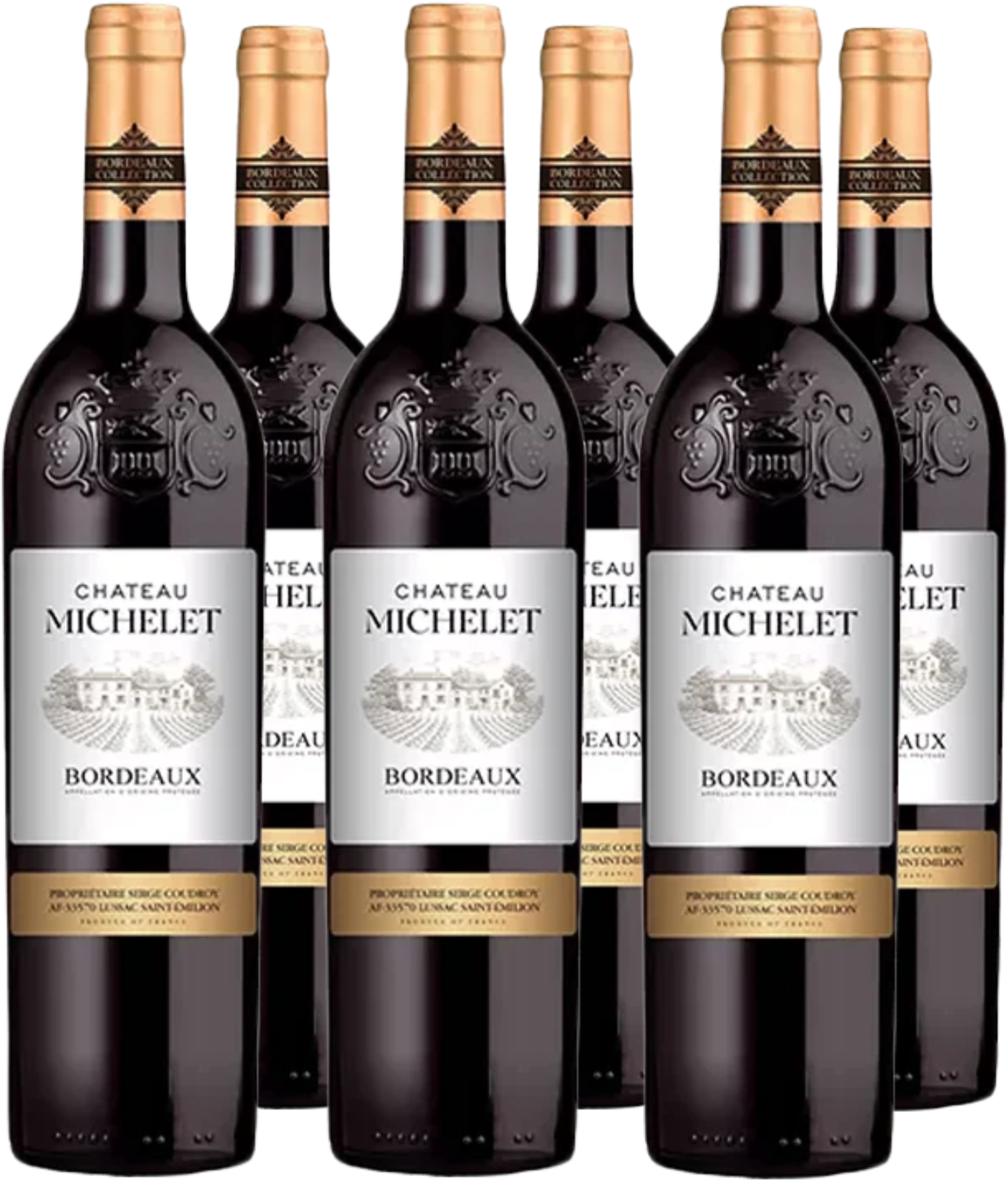 Chateau Michelet Wine Box 5+1 Bordeaux Rouge (1bt Omaggio)