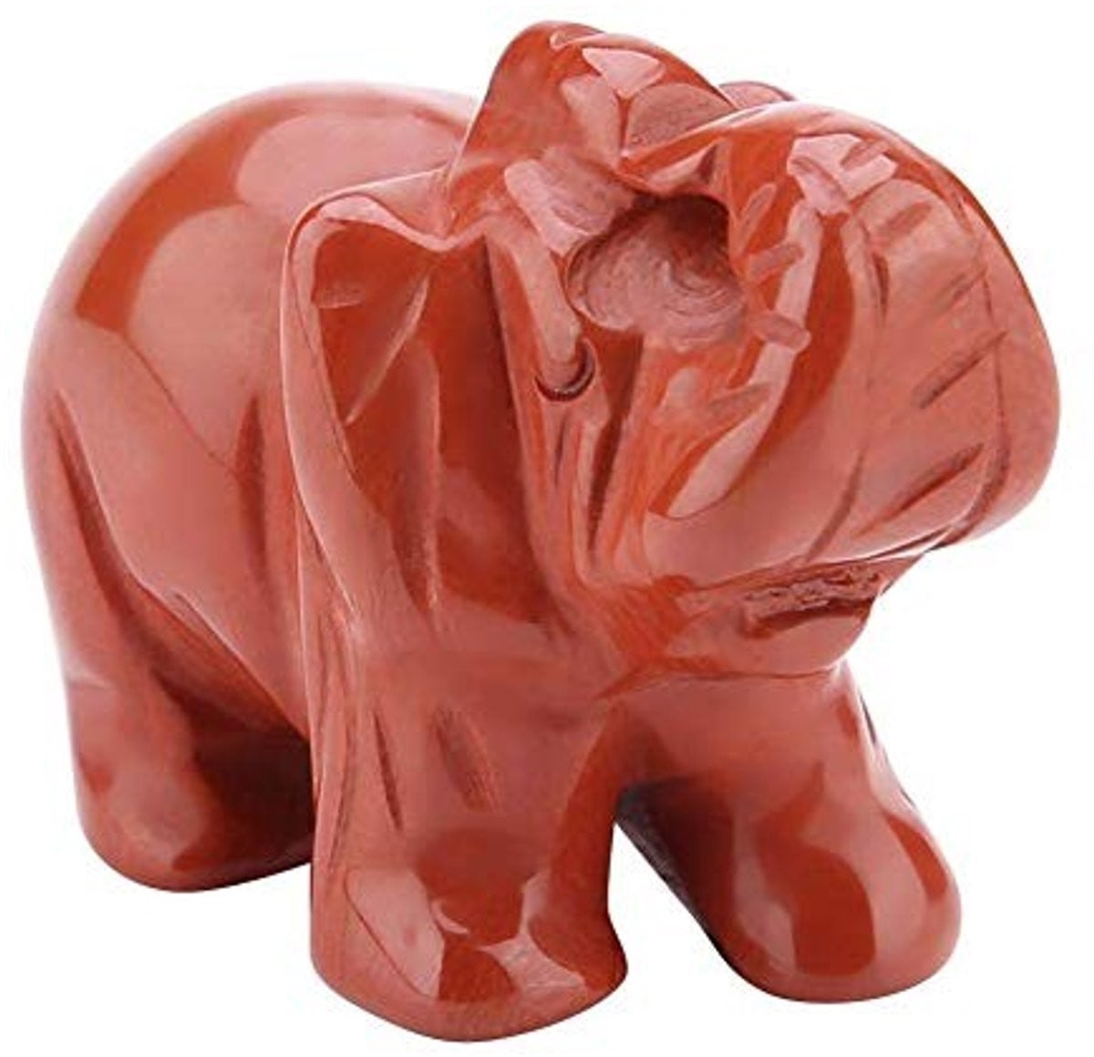 Dailygoods Gelukkige Olifant Natuursteen Beeldje voor Feng Shui Decoratie