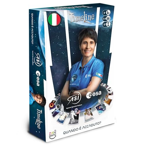 Asmodee Timeline ASI ESA: Italiaans Ruimteagentschap en European Space Agency bordspel