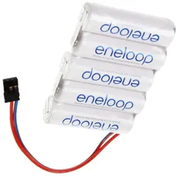 Panasonic Akkupack mit Graupner Stecker (1900 mAh, 6 V)