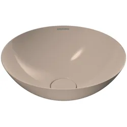 Kaldewei AVELLINO Waschtisch-Schale, 360 mm Durchmesser, bahamabeige, Perl-Effekt, ohne Überlauf
