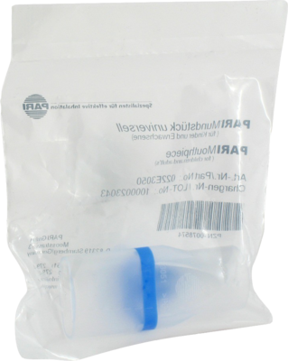 Pari GmbH Pharma -und Apothekenservice PARI Mundstück Universell 1 St 00078574