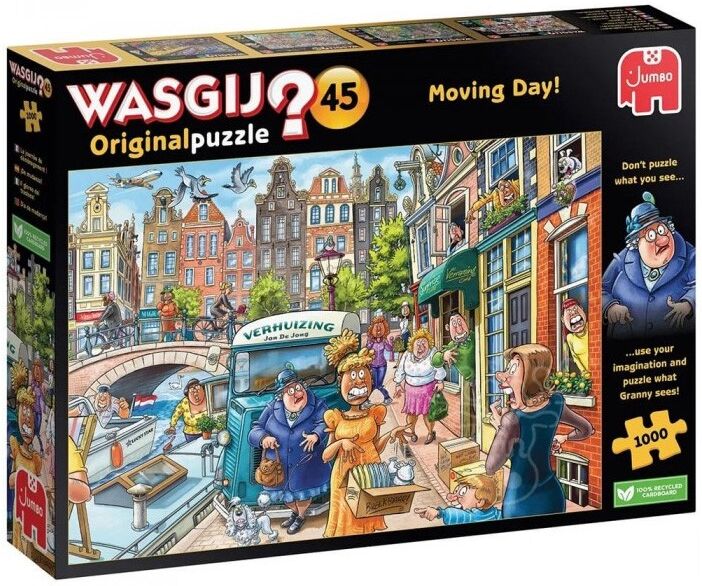 Jumbo Games Puzzle 1000 pcs Wasgij Original 45 : La journée du déménagement ! - Jumbo