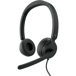 Incase Modern USB-C Headset (Kabelgebunden, USB-C, Microsoft Teams), Office Headset, Schwarz