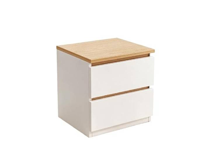 LIRHIQYGF Nachttisch, Nachttisch, Aufbewahrungsschublade, offenes Regal Minimalistischer Nachttisch mit Größen-/Farboptionen, offenem Regal, tiefen Schubladen, wasserabweisender Oberfläche und