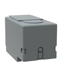 ABB 1SCA022715R5260 OTS250G1S Klemmenabdeckung Schnappbefestigung grauer Kunststoff Klemmenabdeckung Plastik 1 St.