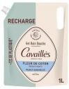 Cavaillès Gel Bain et Douche Fleur de Coton Peaux Sensibles Éco-Recharge 1 L - Doypack 1000 ml