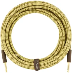 Fender Deluxe Series Instrument Cable (3 m, 6.3mm Klinkenkabel), Audiokabel