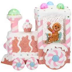 Gingerbread Train Water Spinning rosa