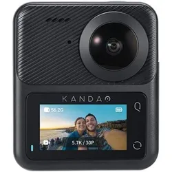 Kandao QooCam 3 Travel Combo (30p, Bluetooth, WLAN), Action Cam, Schwarz