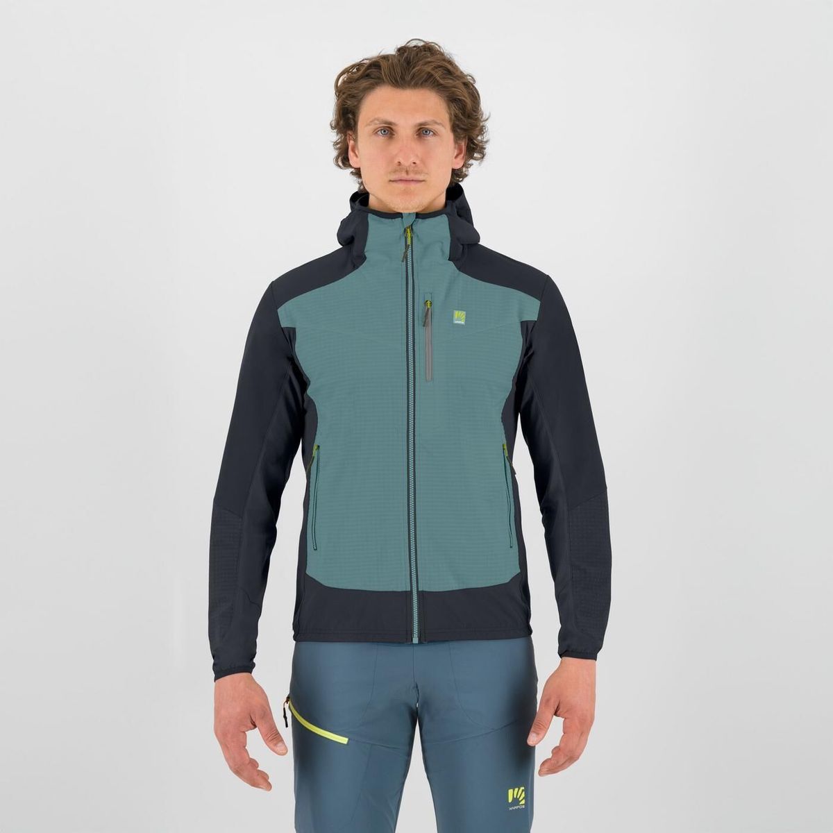 Karpos Lede Jacket mineral blue/woodl.gray (450) L 2511003-450-L
