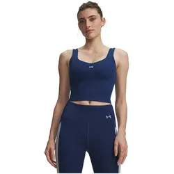 Under Armour, Damen, Sportshirt, Tank Top Damen Motion Tank - blackout navy/white (S), Blau, Weiss, Schwarz
