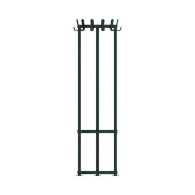 Garderobenständer Functionals KROK ROUND Pine Green, 36 Haken, Schirmhalter mit Tropfmulde, Stahl/Aluminium/Kunststoff, grün