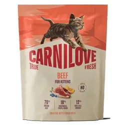 Carnilove True Fresh Kitten Rind Katzentrockenfutter Rind Kitten 5 x 400g