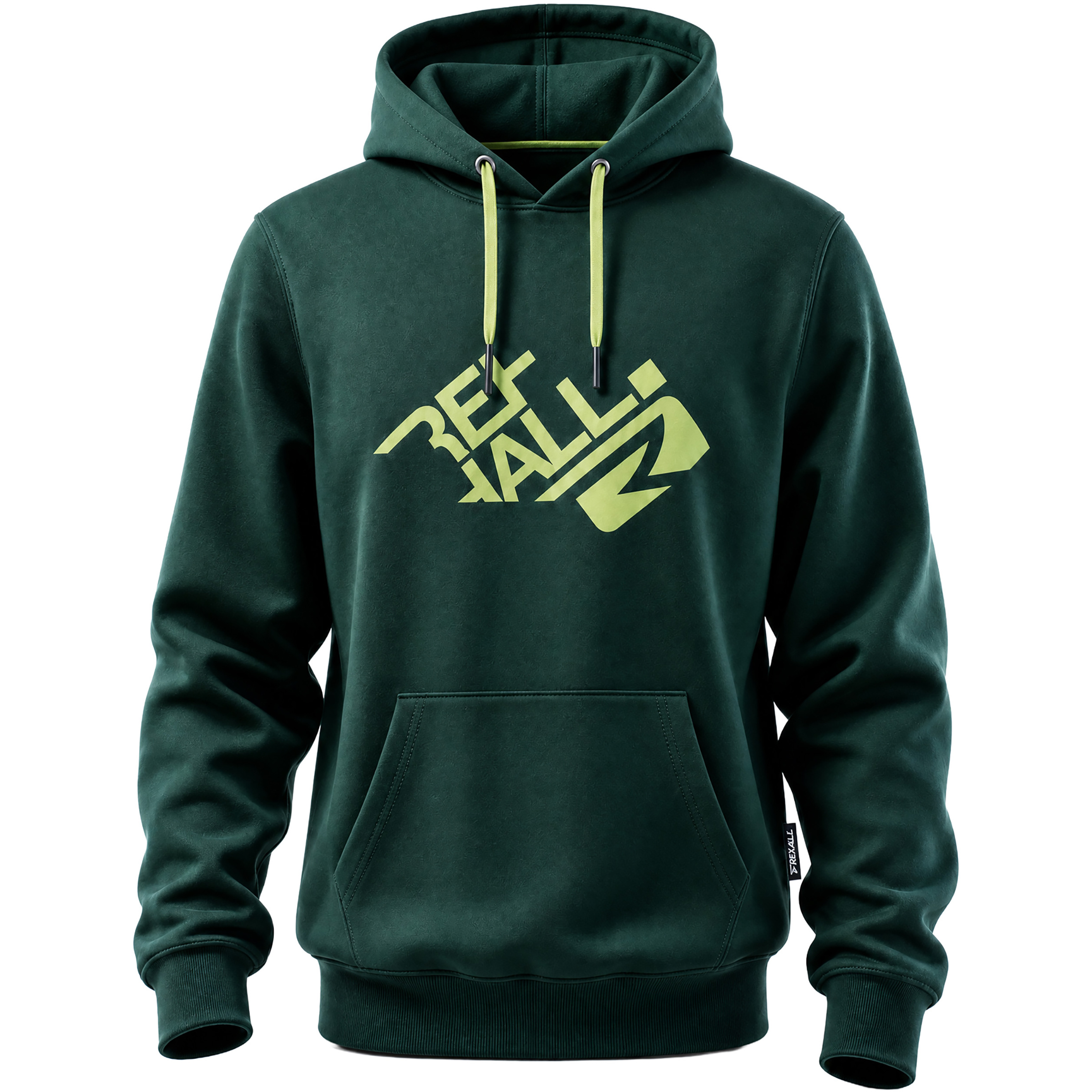 Rehall Kick-R Fleece Herren Hoodies gruen Größe M Lifestyle Atmungsaktiv