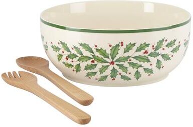 Lenox Holiday Salad Bowl & Servers