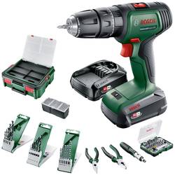 Bosch Home and Garden Universal Impact 18V 2-Gang-Akku-Schlagbohrmaschine inkl. Ladegerät, inkl. Koffer 06039D4108
