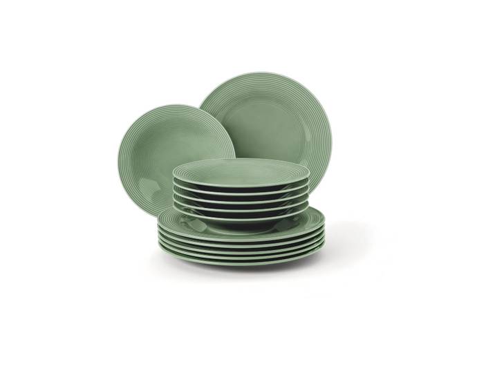 Seltmann Weiden Service de table Beat 12 pièces Vert
