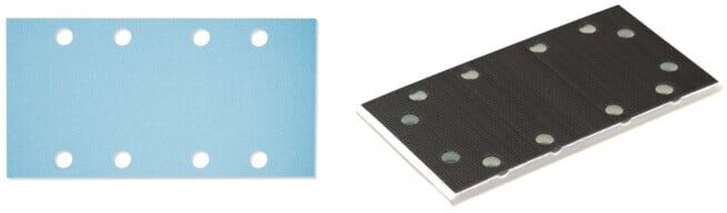 Set Festool Schleifstreifen STF 93X178 P80 GR/50 Granat + Schleifschuh StickFix SSH-STF-93x175/8