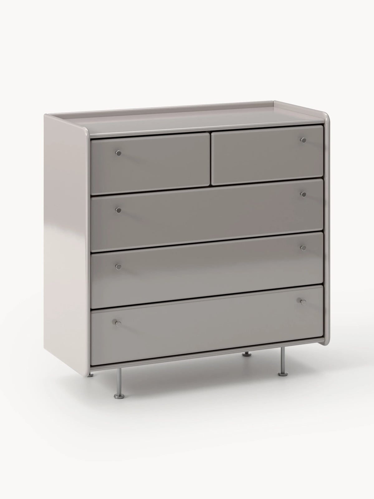 Westwing Collection Metalen ladekast Coya met soft-close lades